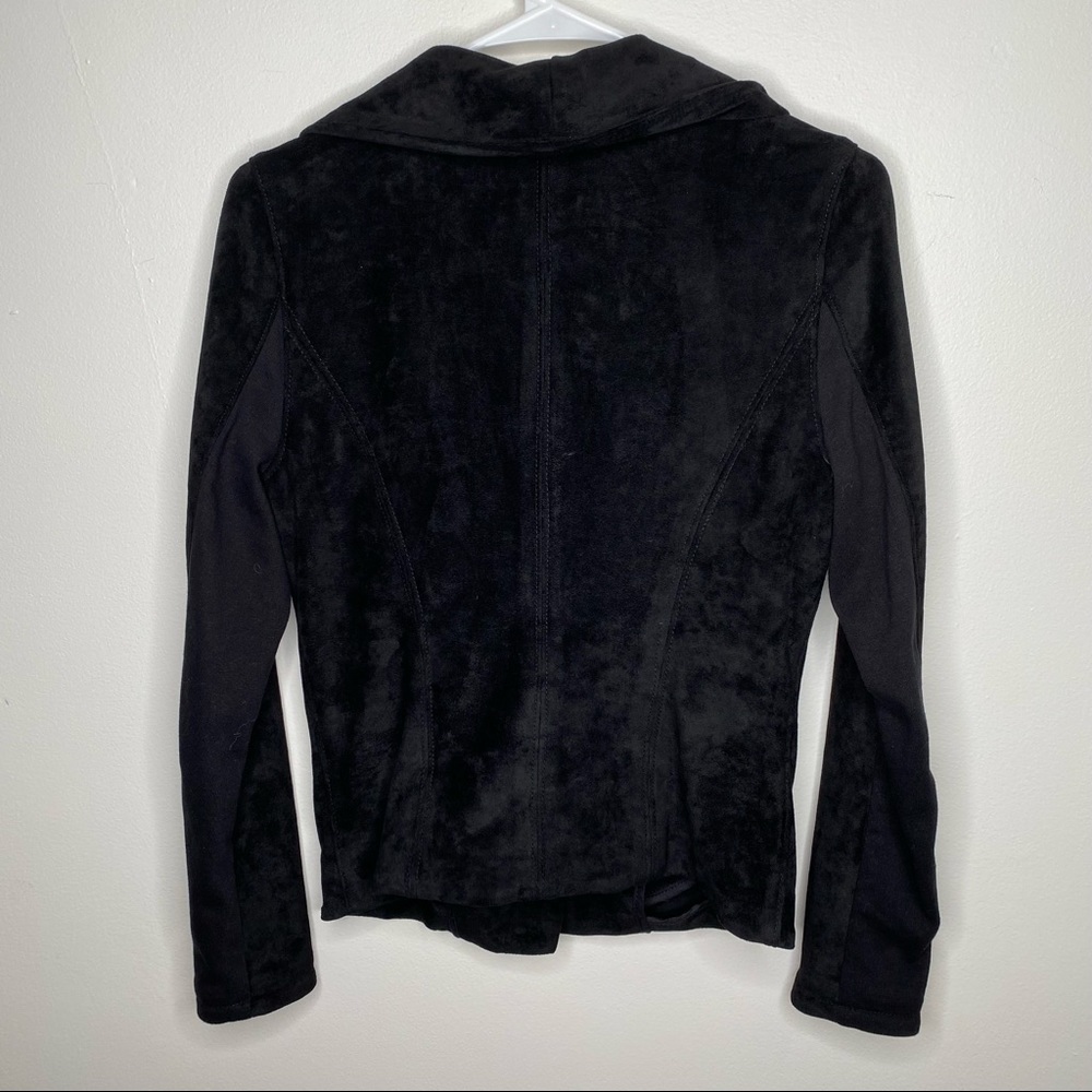 Blank NYC Suede Black Moto Jacket - Picture 5 of 6